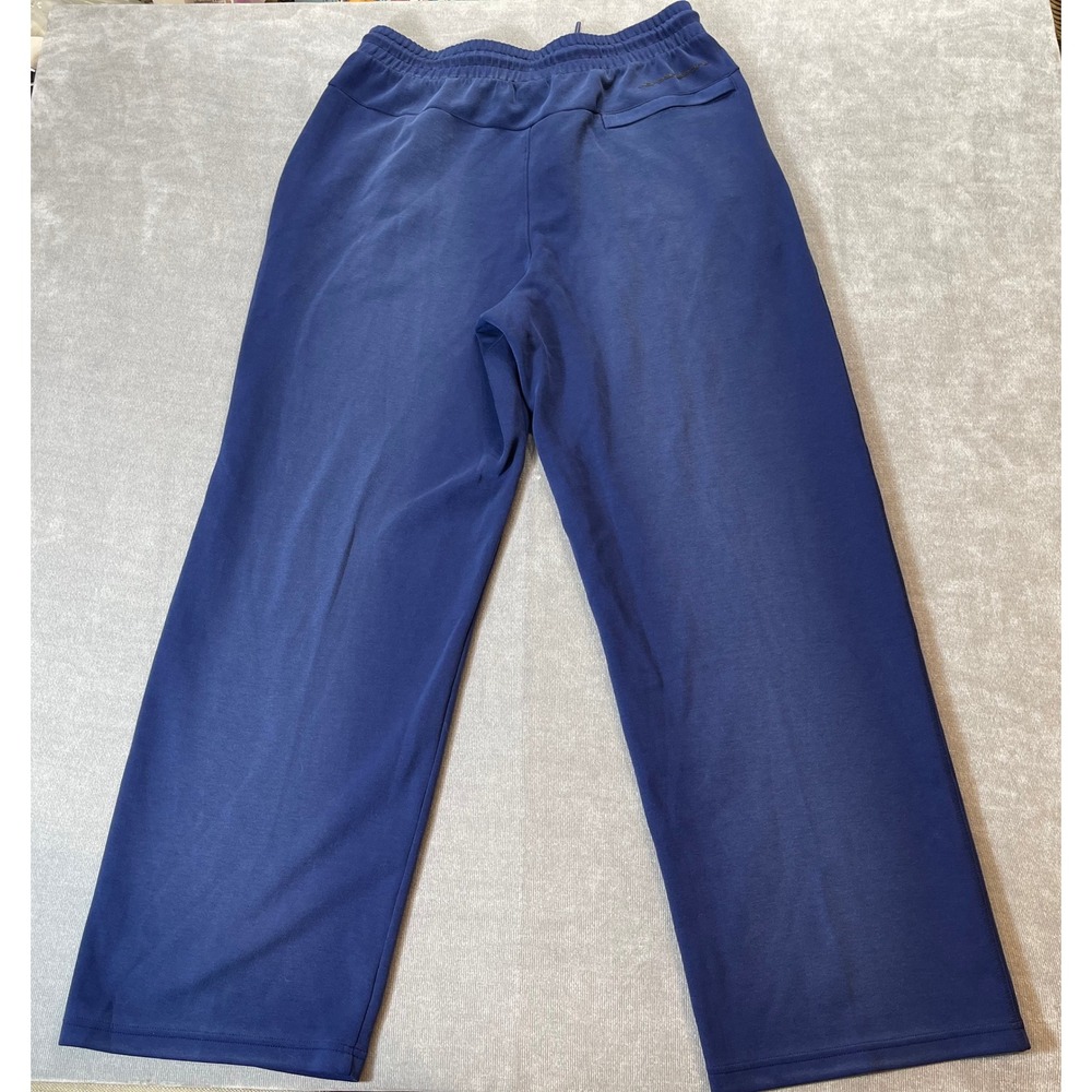 Jordan Sport Dri-FIT Mens Fleece Pants Navy Blue Wide Leg L-Tall HQ8692-492 NEW - Picture 7 of 10